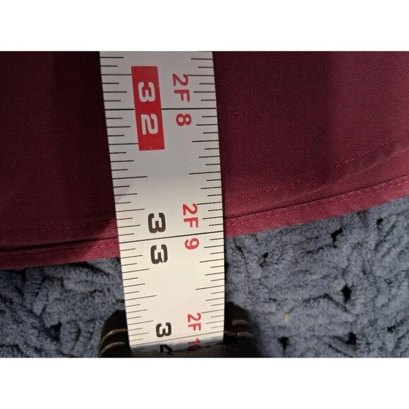 Paul Fredrick Burgundy Dress Shirt Classic Fit Non-Iron 17x33 Paisley Accents Me - Picture 8 of 8